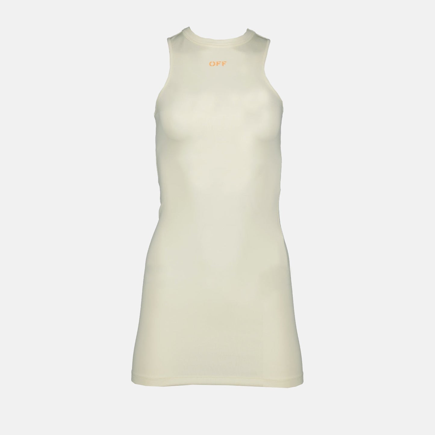 Sleeveless Logo Bodycon Mini Dress