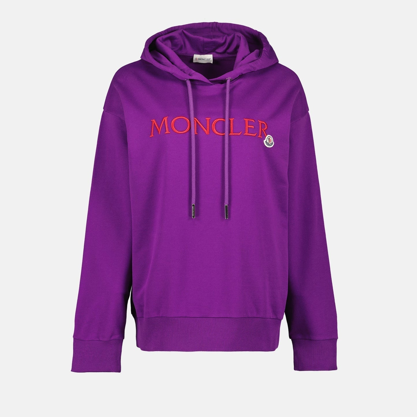 Embroidered Logo Hoodie – Purple