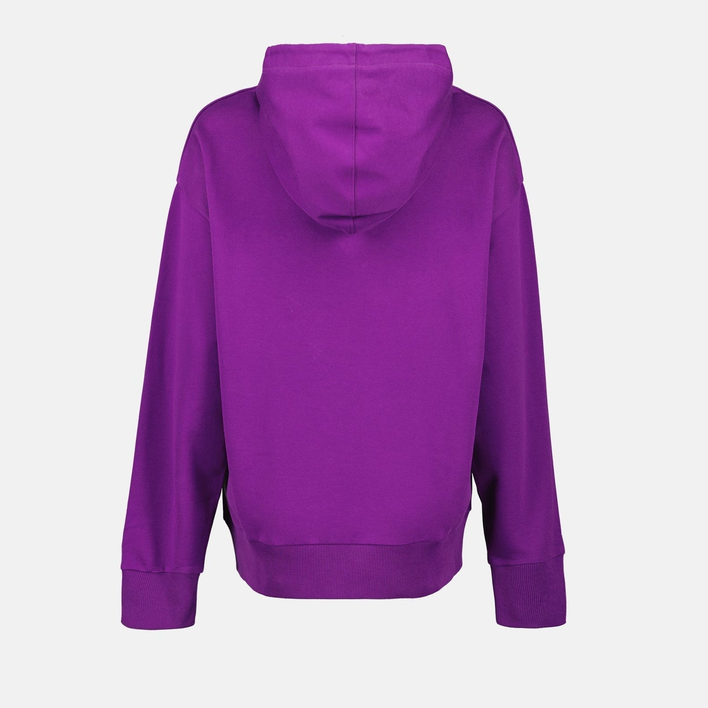 Embroidered Logo Hoodie – Purple