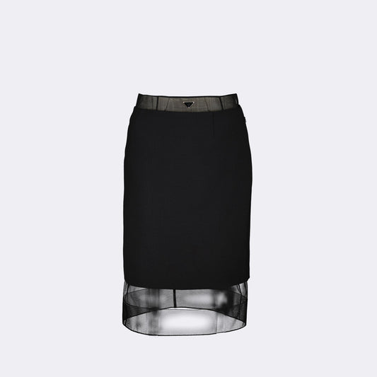 Wool and Crinoline Skirt