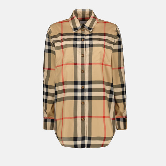 Vintage Check Longline Shirt