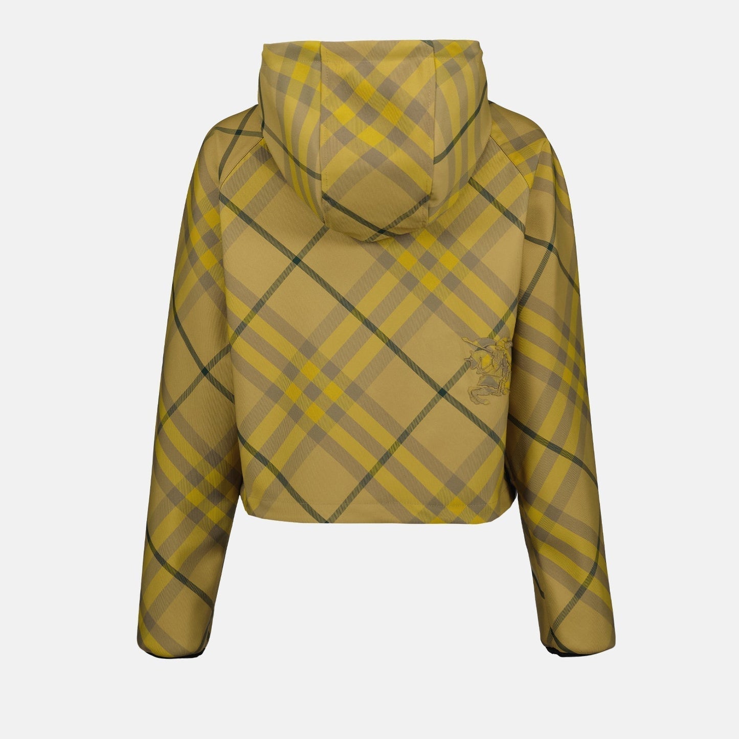 Check Hooded Zip Jacket