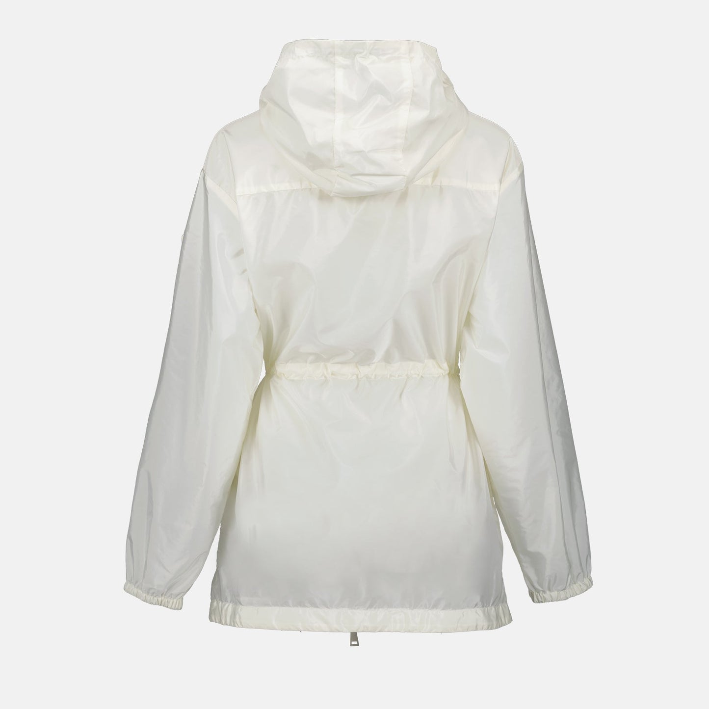 Hooded Drawstring Windbreaker Jacket
