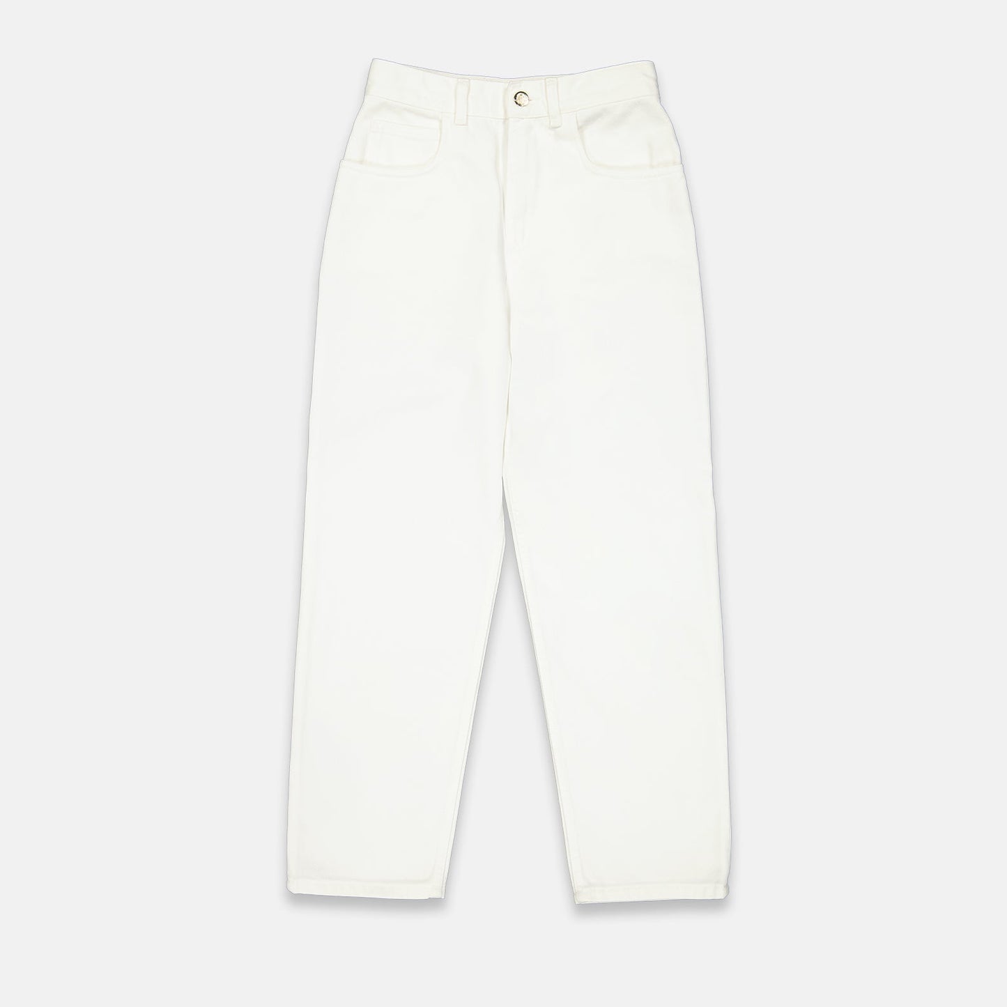 Wide-Leg Cotton Trousers