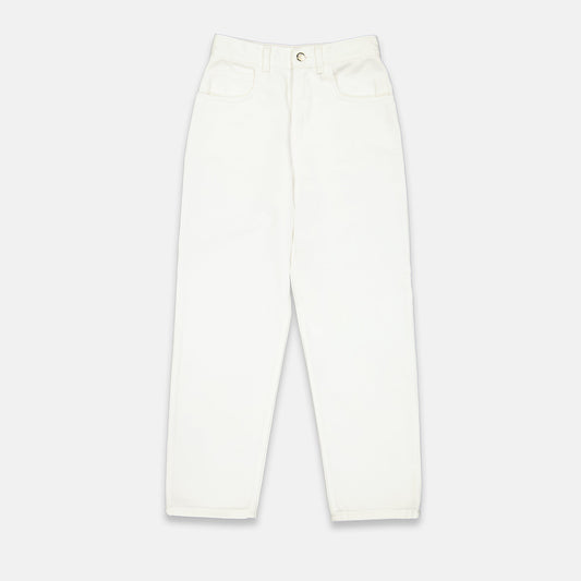 Wide-Leg Cotton Trousers