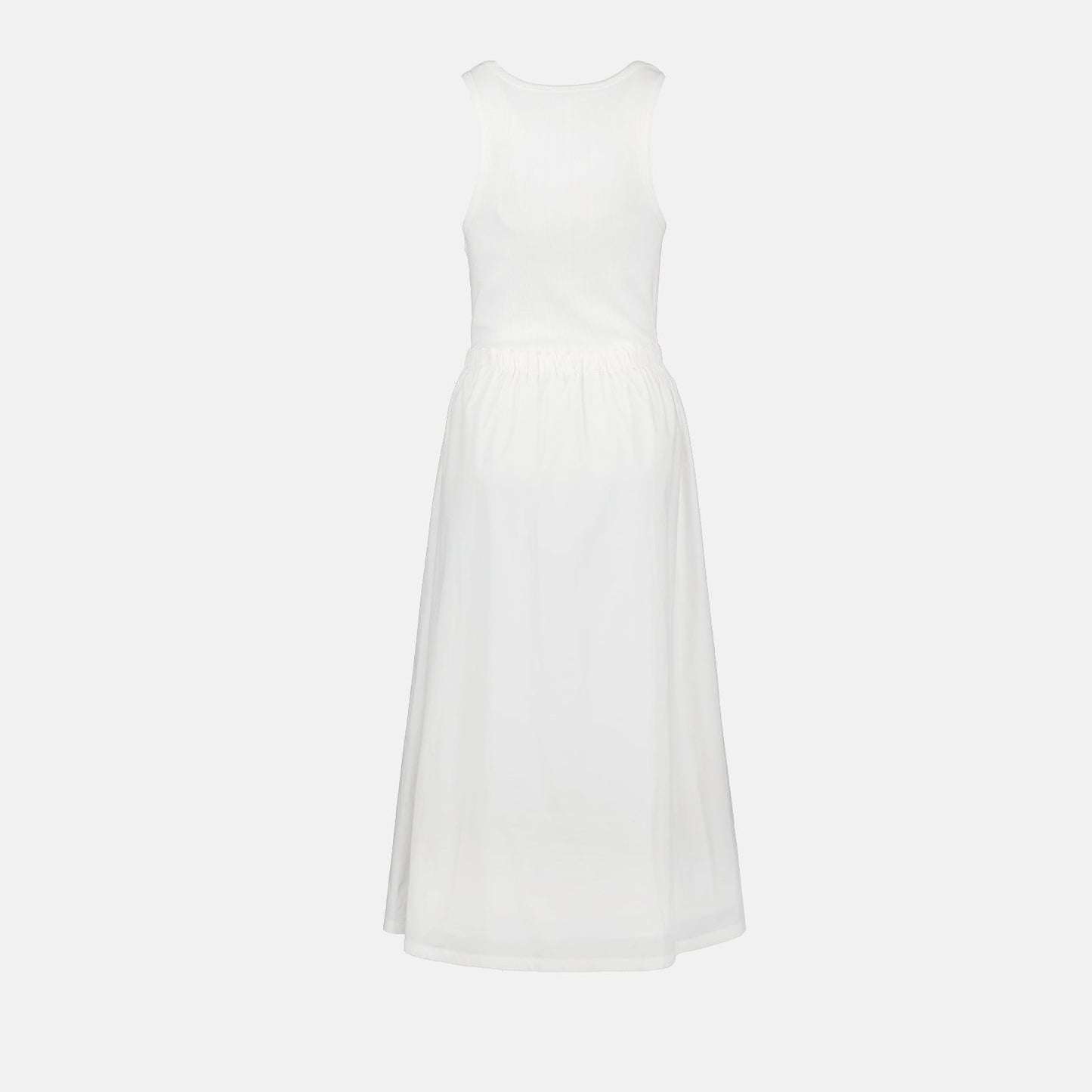 Sleeveless Drawstring Waist Maxi Dress