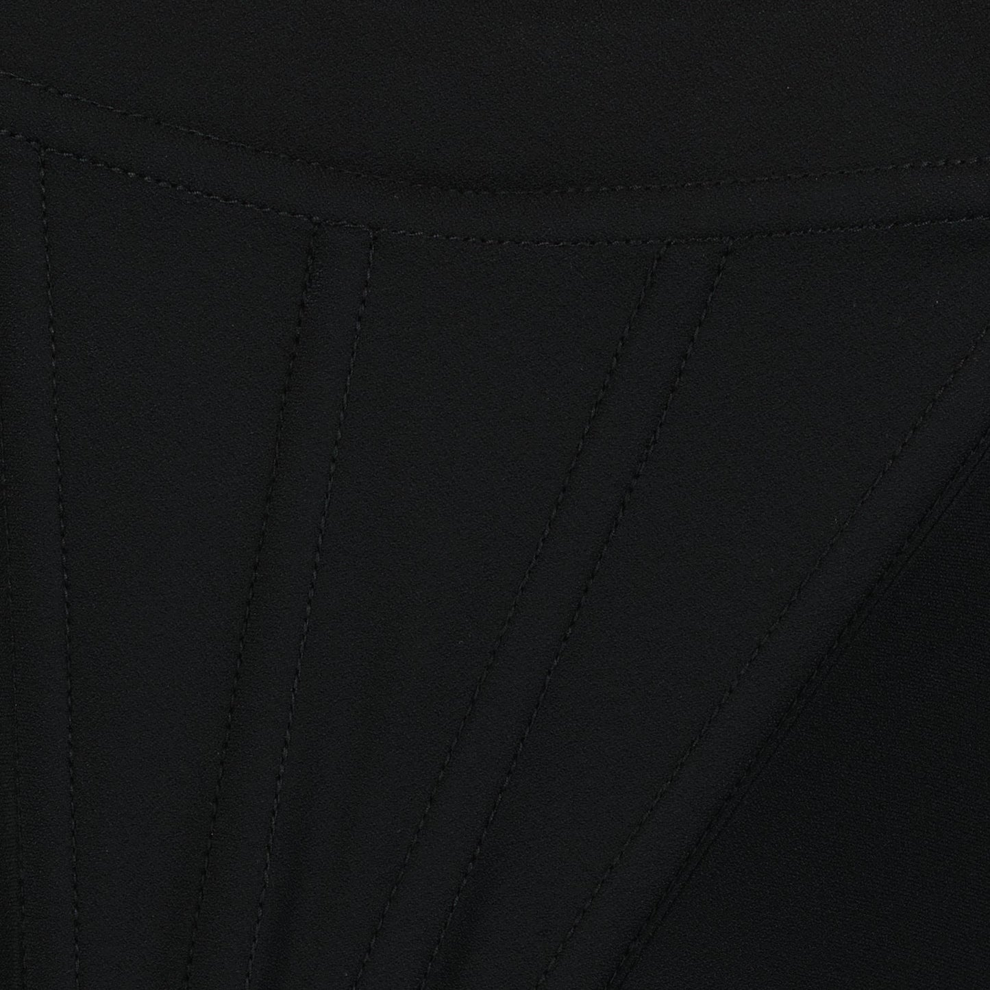 Corset-Detail Midi Dress with Medusa Accents