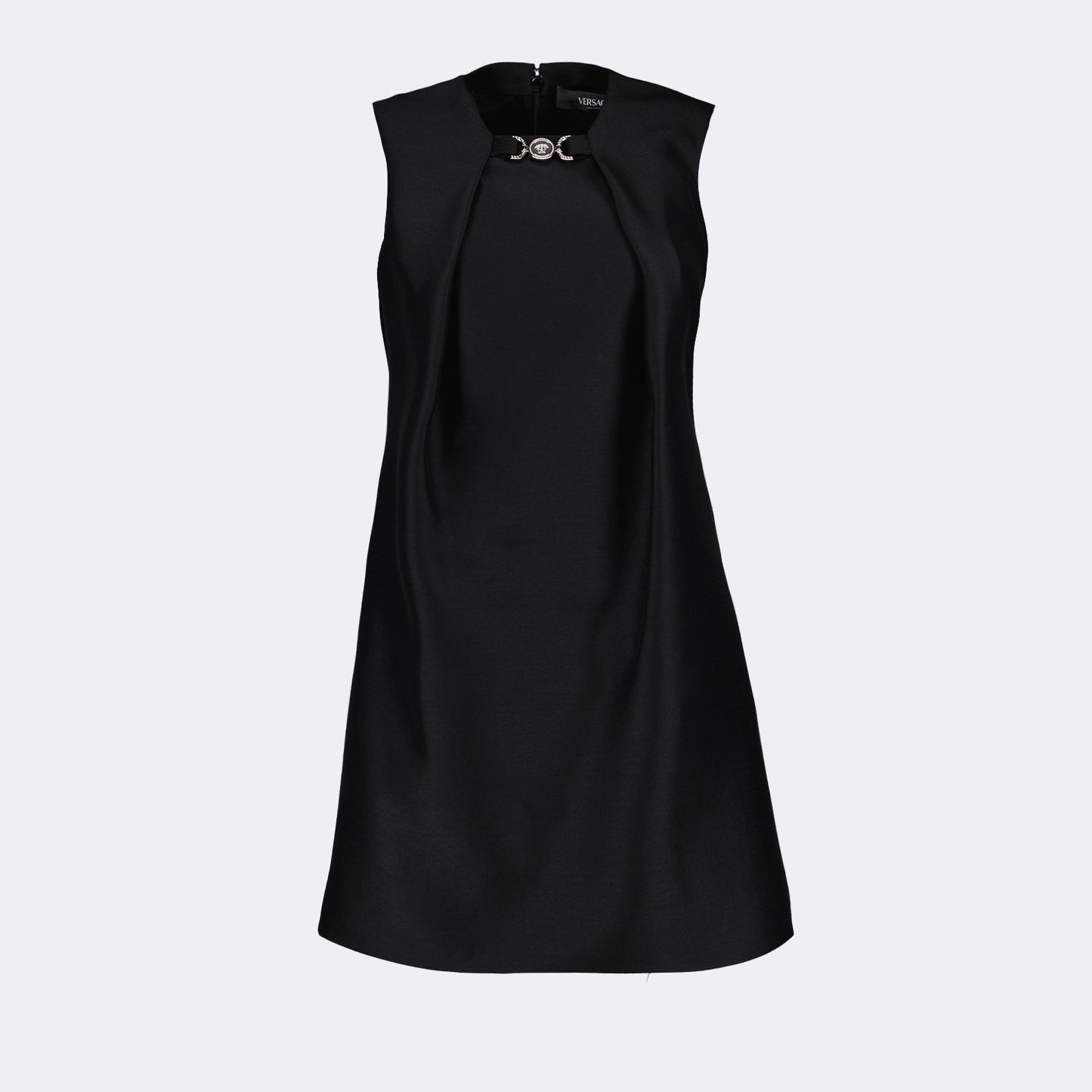 Medusa Clasp A-Line Mini Dress