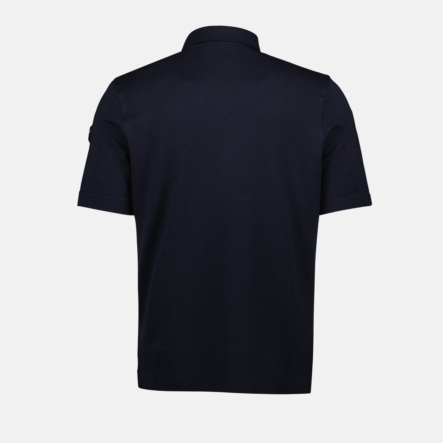 Navy Polo Shirt with Minimal Design