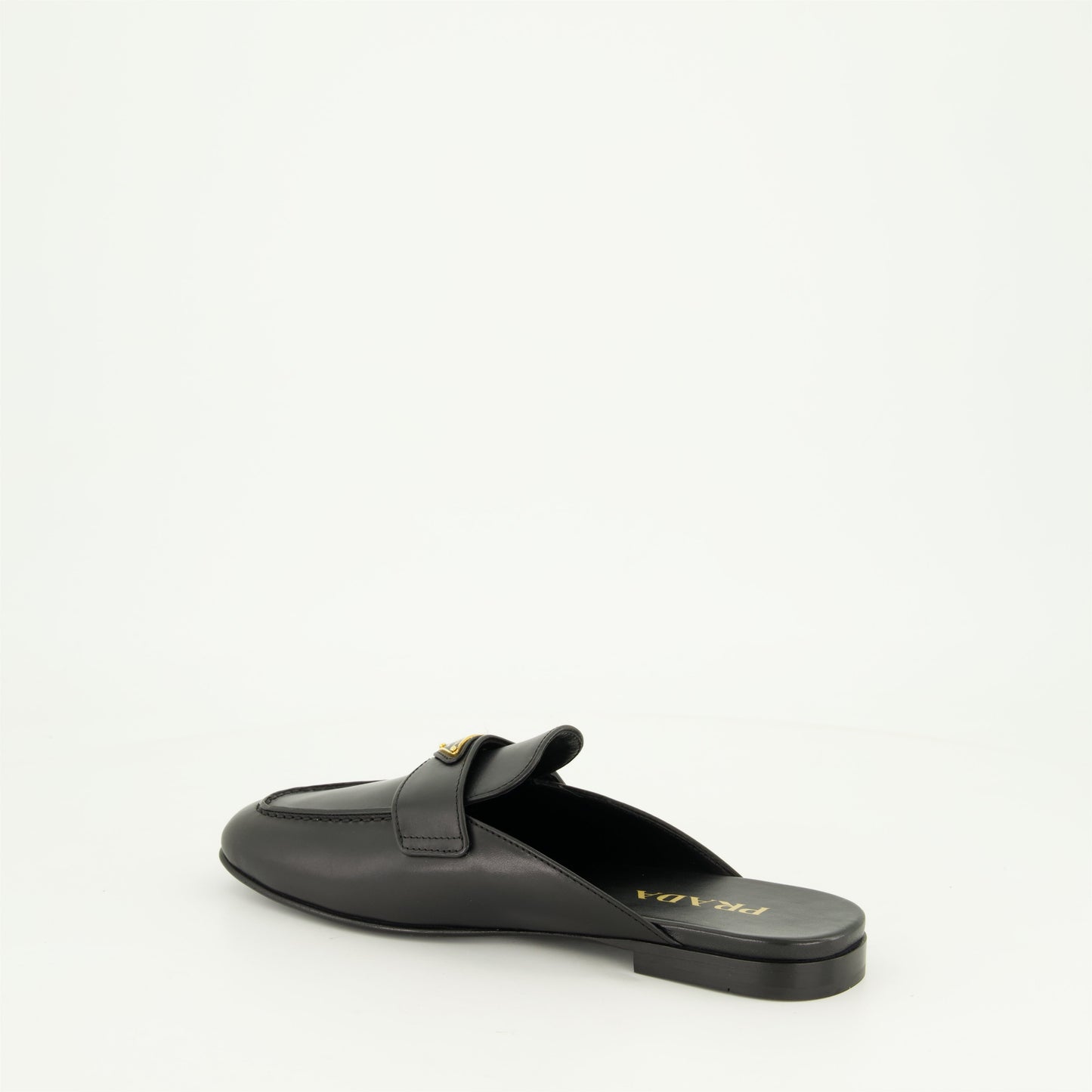 Leather Loafer Mules