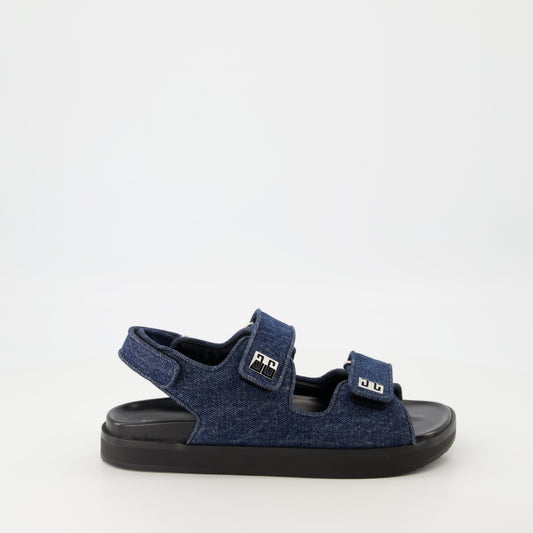 Denim Strap Sandals