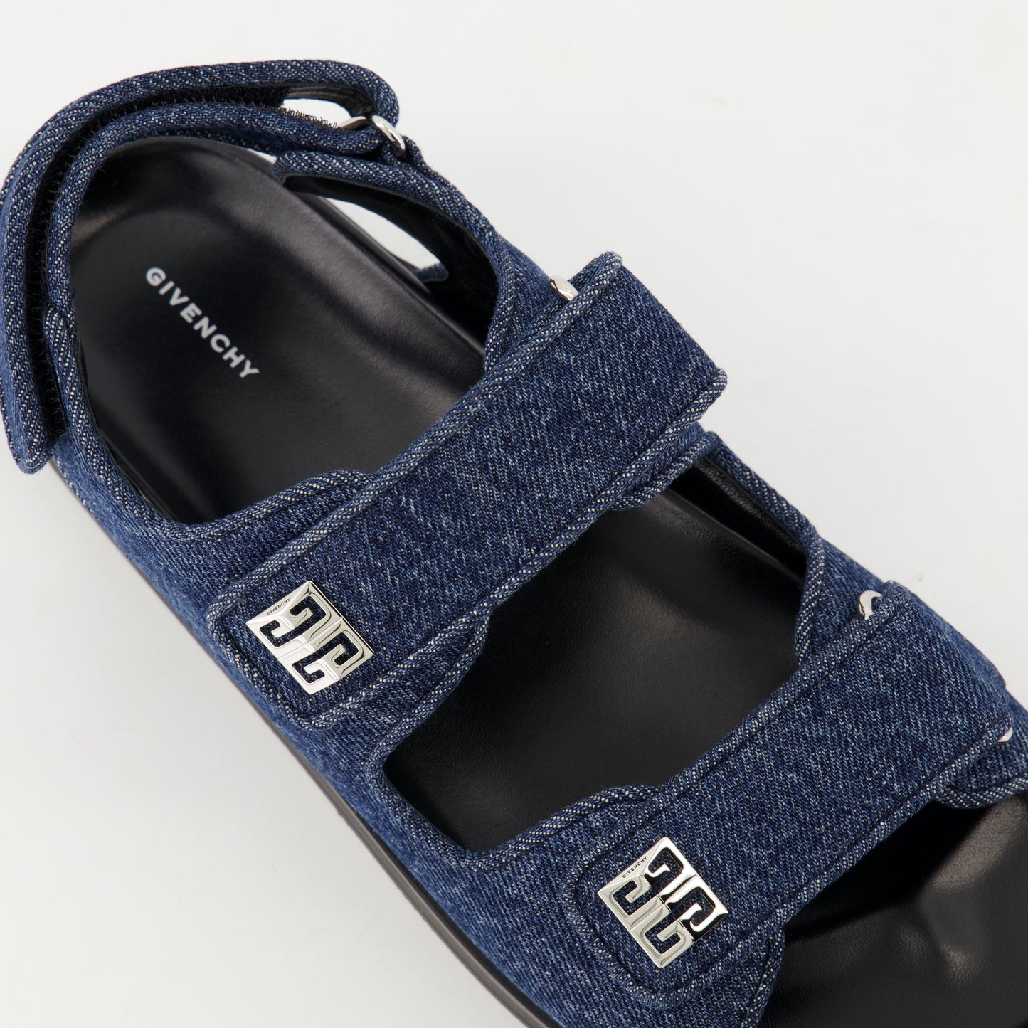 Denim Strap Sandals