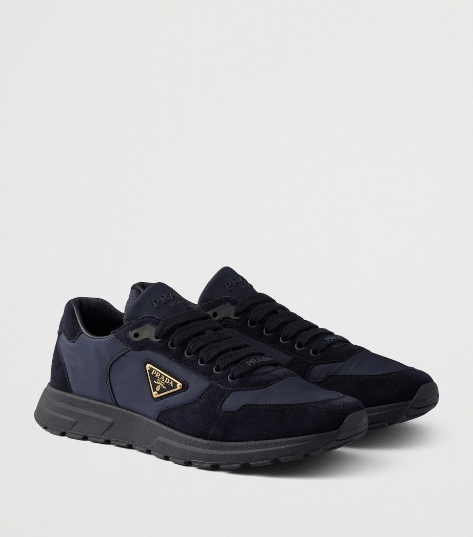 Prax 2.0 Re-Nylon & Suede Sneakers