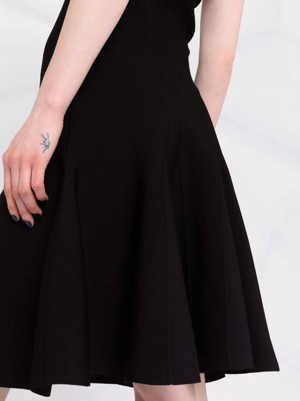 Strappy Corset Flare Mini Dress