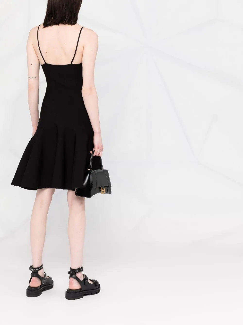Strappy Corset Flare Mini Dress