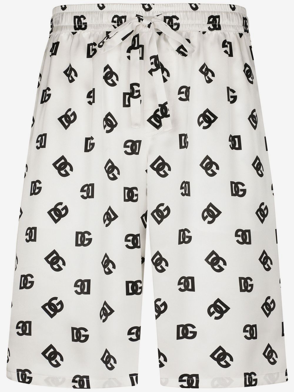 DG Monogram Silk Track Shorts