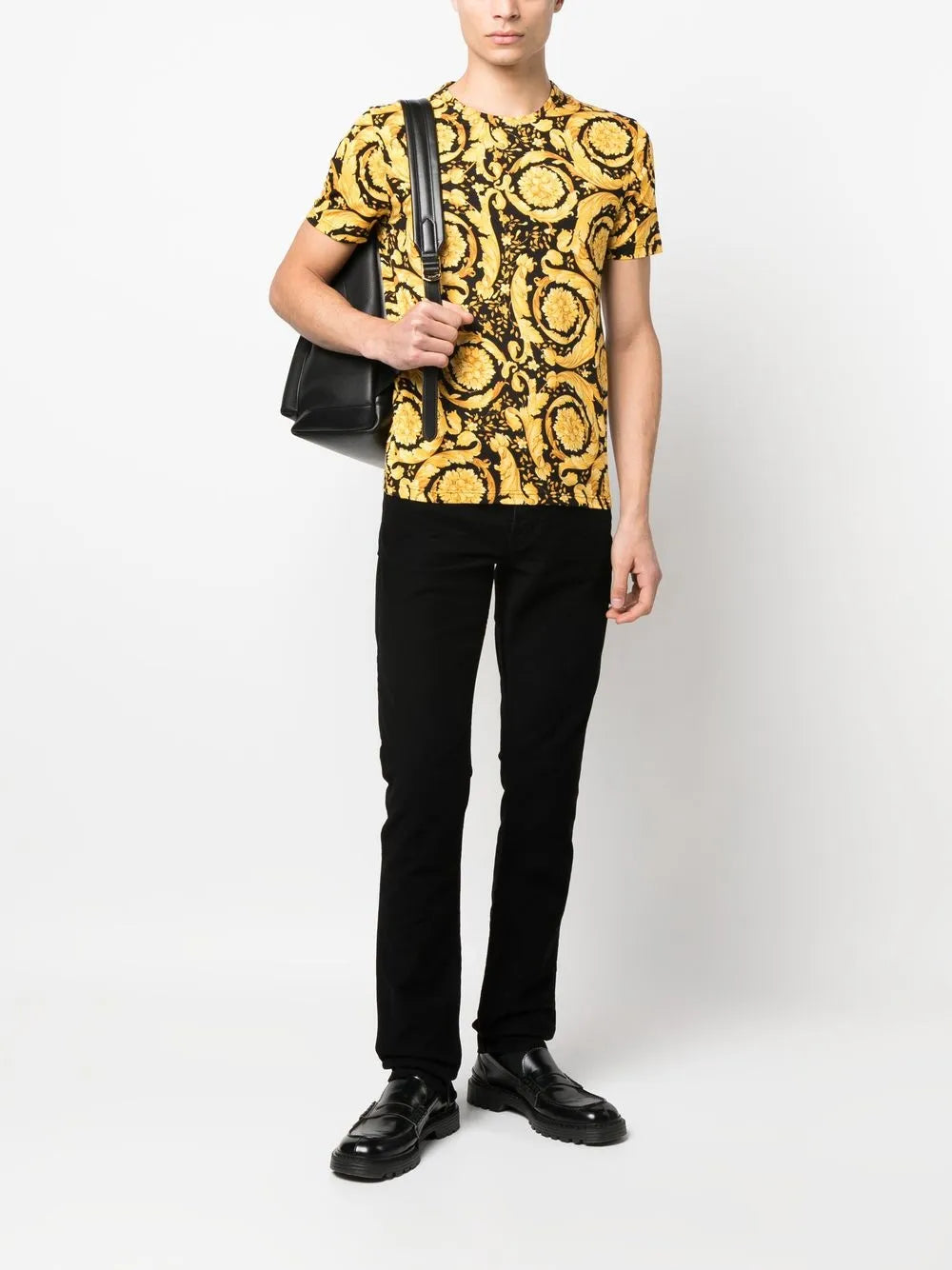 Barocco Print T-Shirt for Men