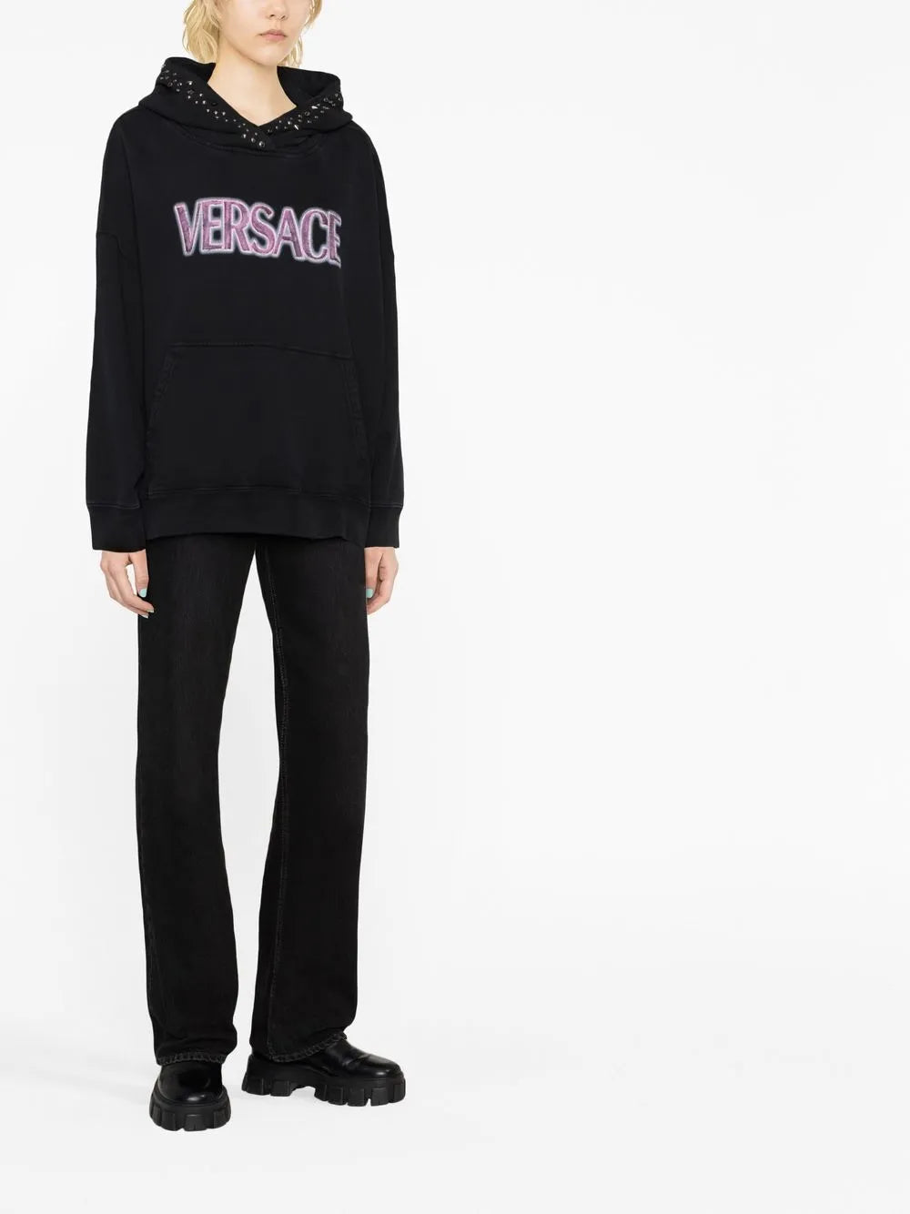 Worn Logo Hoodie