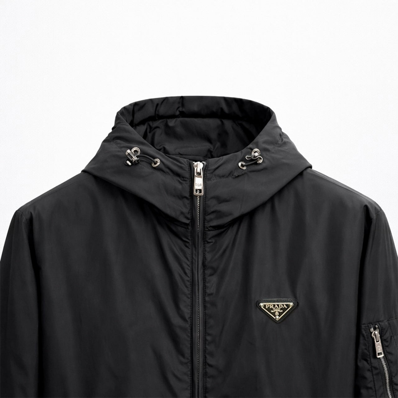 Re-Nylon Hooded Zip Jacket