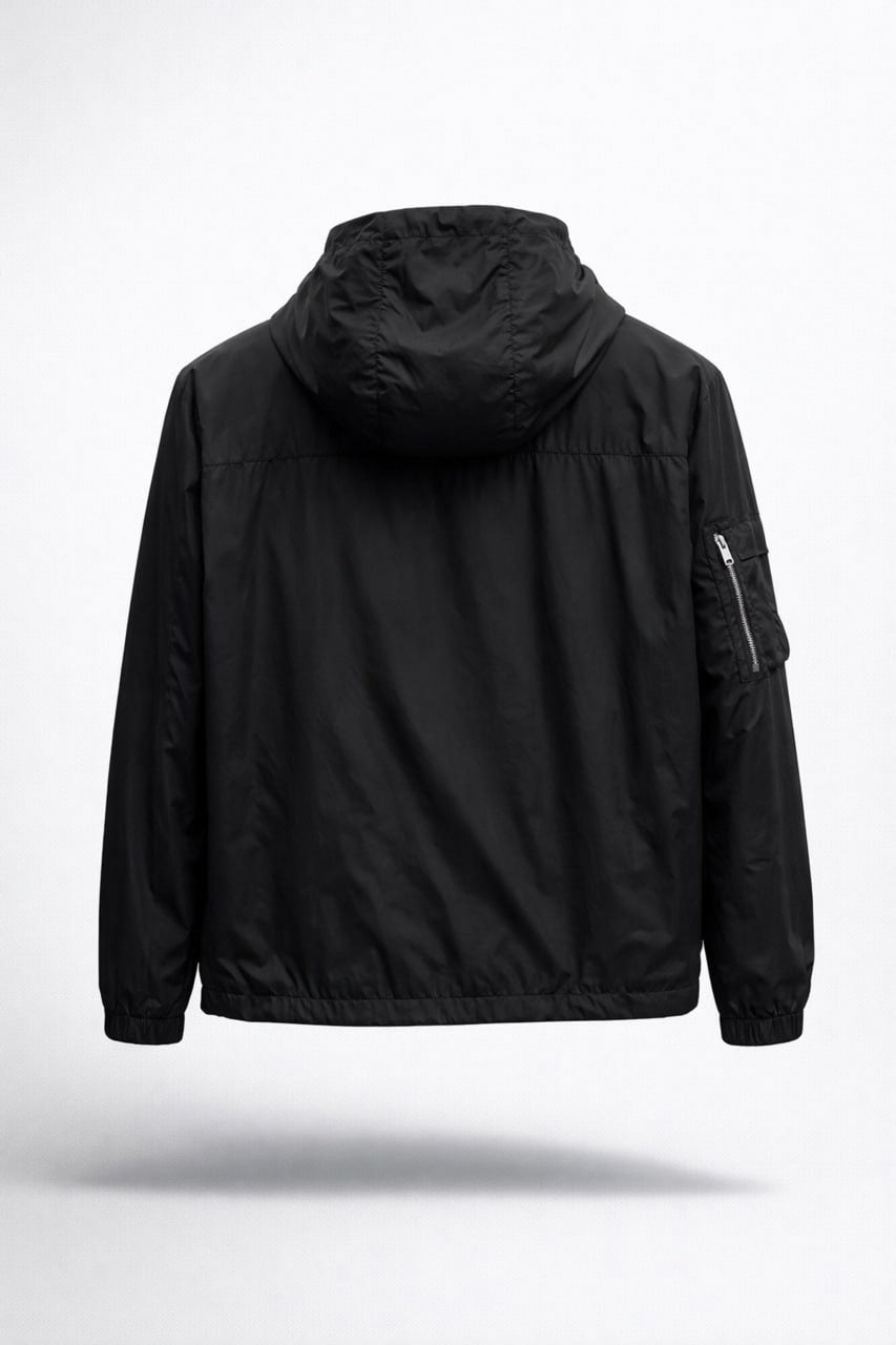 Re-Nylon Hooded Zip Jacket