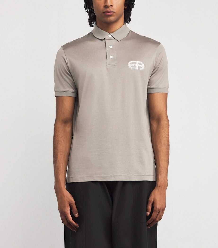 Embroidered-Logo Polo Shirt