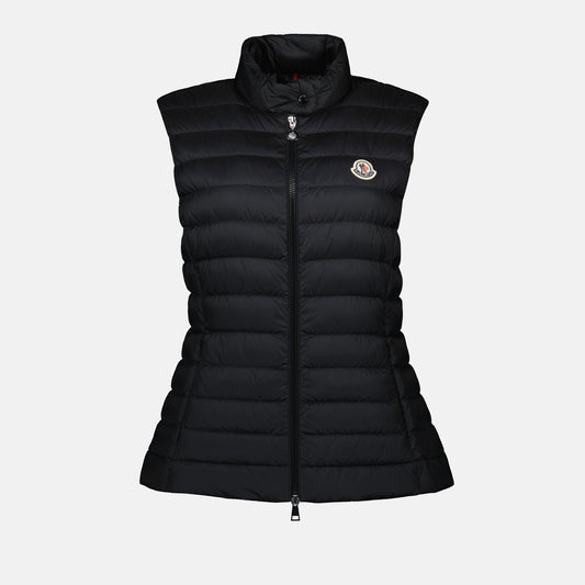 Black Lightweight Quilted Down Vest