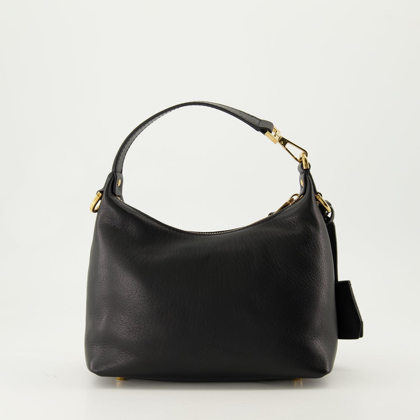 Logo Leather Hobo Bag