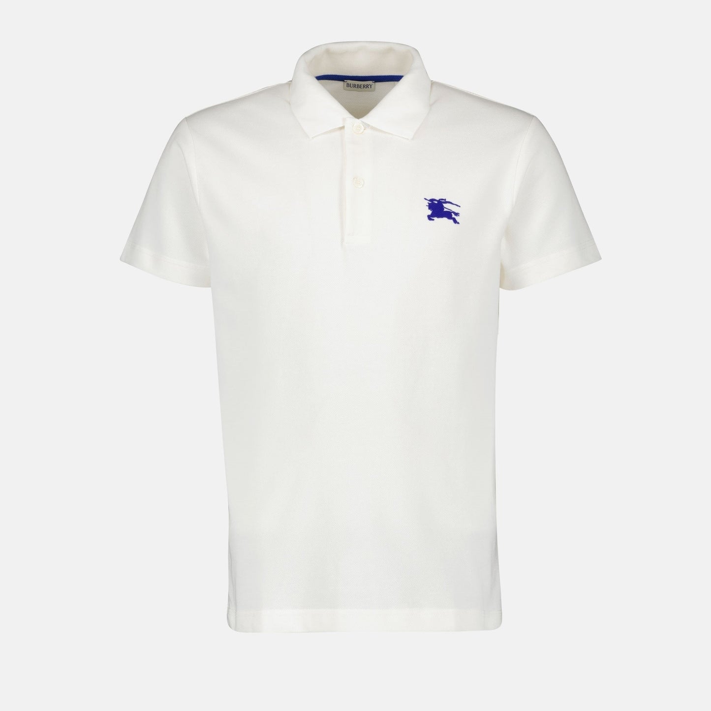 White Polo with Signature Equestrian Logo