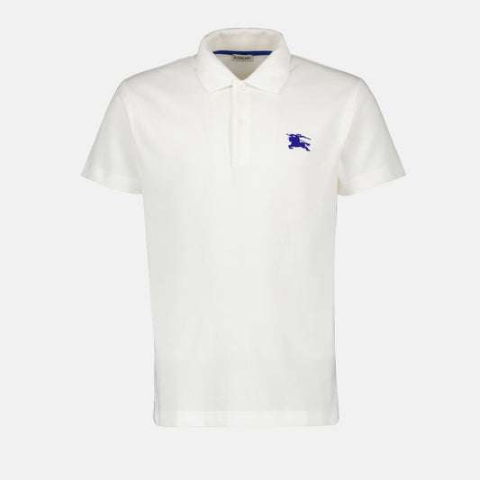 White Polo with Signature Equestrian Logo
