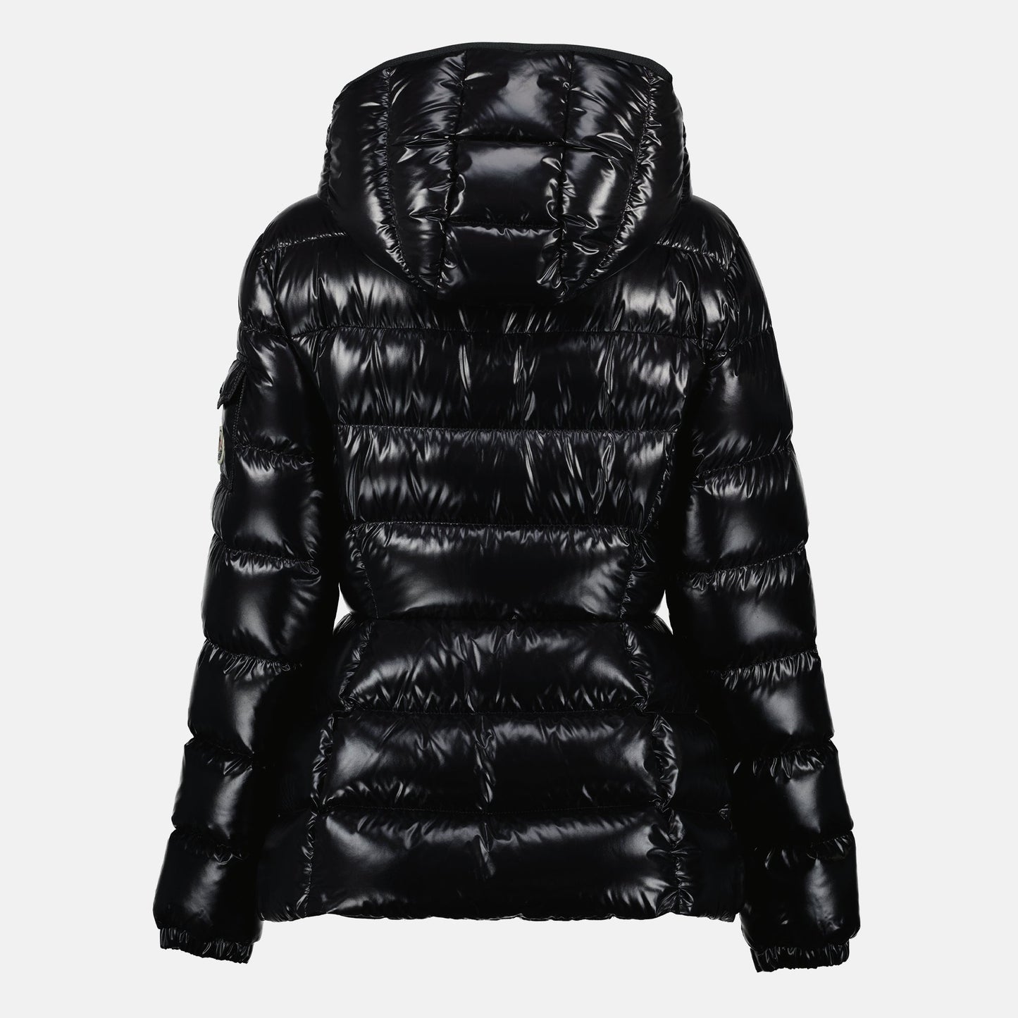 Glossy Hooded Puffer Jacket