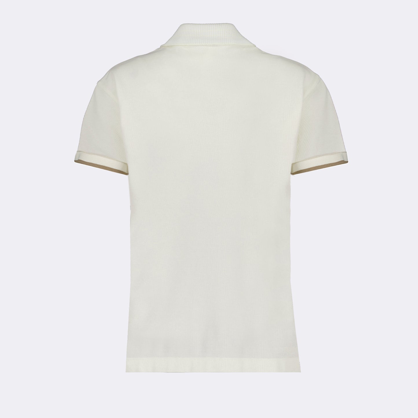 Women’s Cream Polo Shirt with Signature Logo