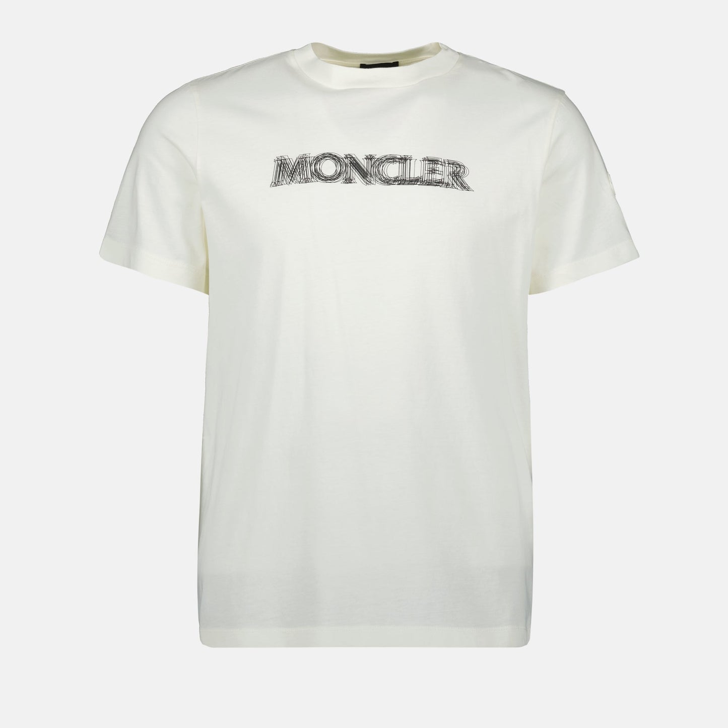 White Blurred Logo T-Shirt