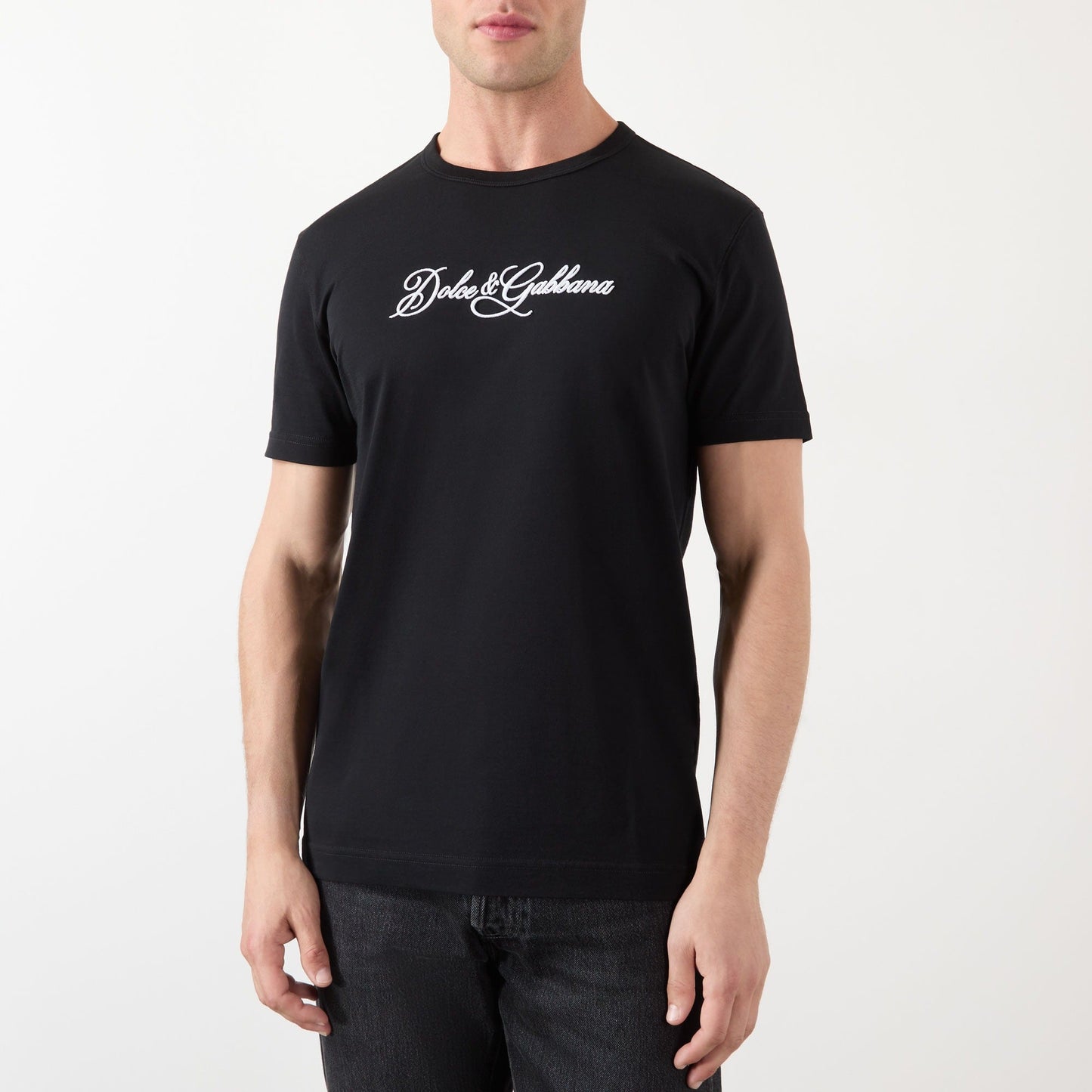 Logo Embroidered Short-Sleeved T-Shirt