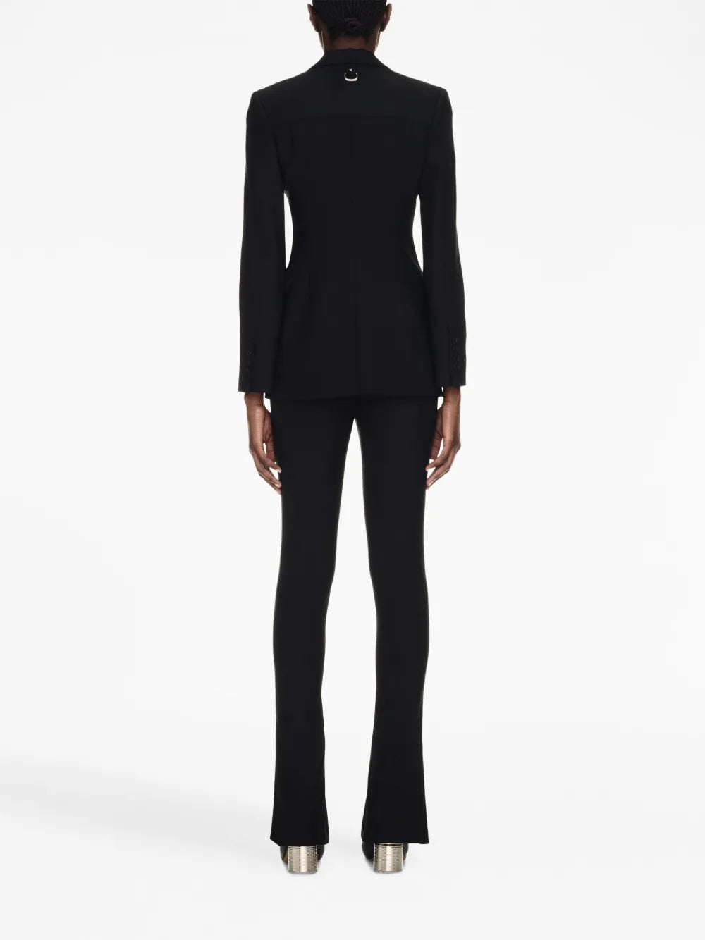 Harness-Detail Tailored Blazer Dress