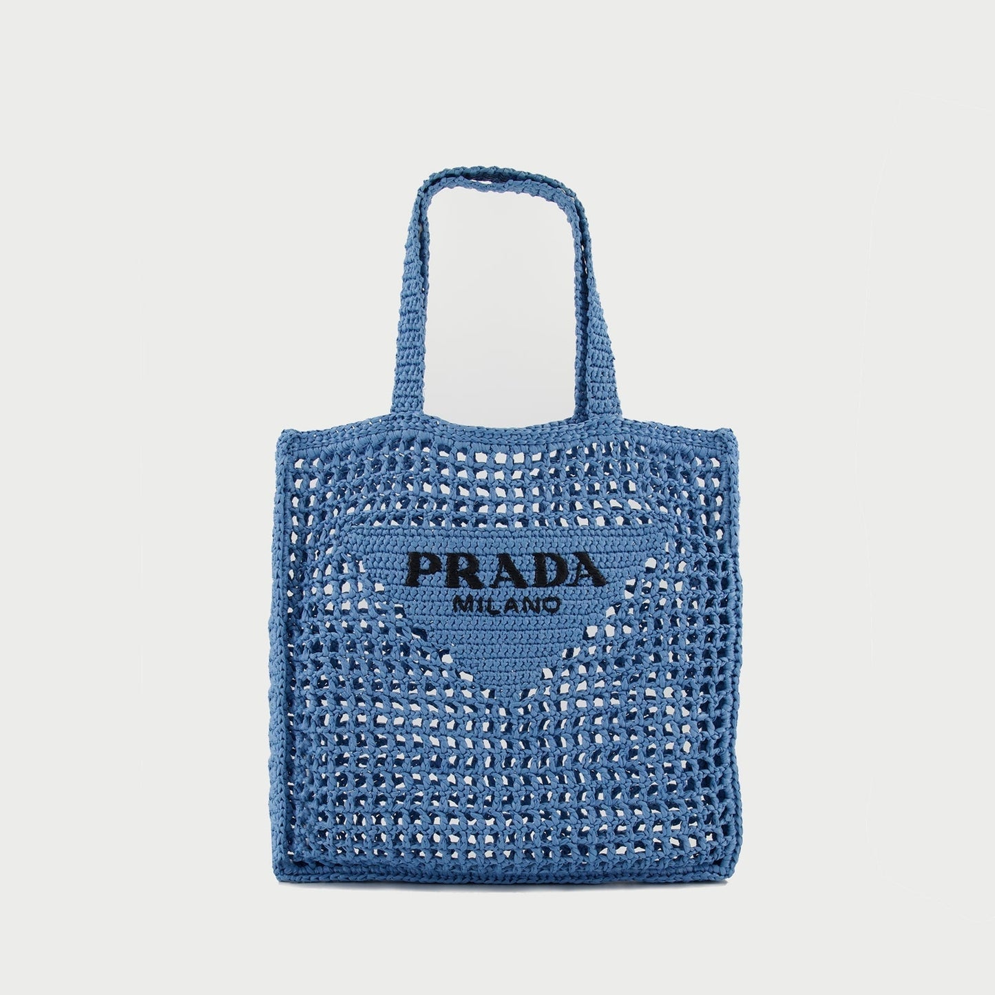 Crochet Tote Bag (Blue)