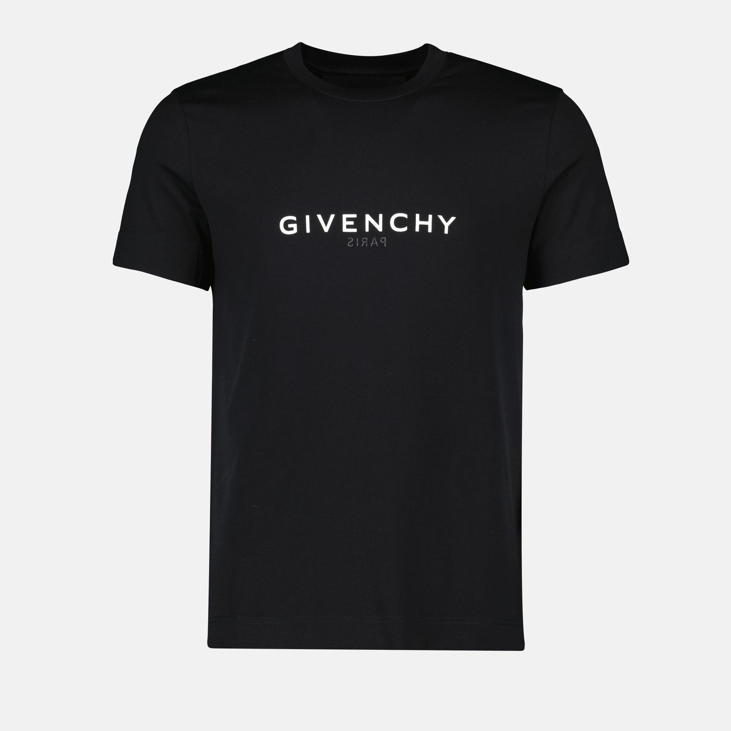 Black Logo Cotton T-Shirt