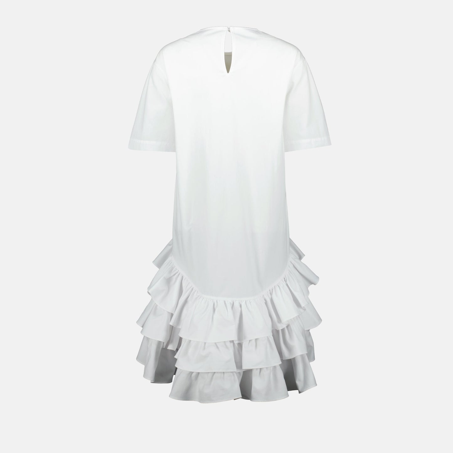 Ruffled Hem T-Shirt Dress