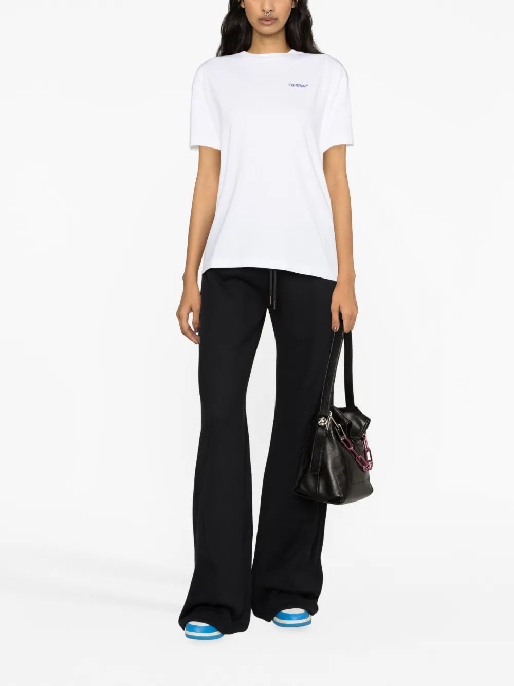 Wide-Leg Drawstring Lounge Trousers