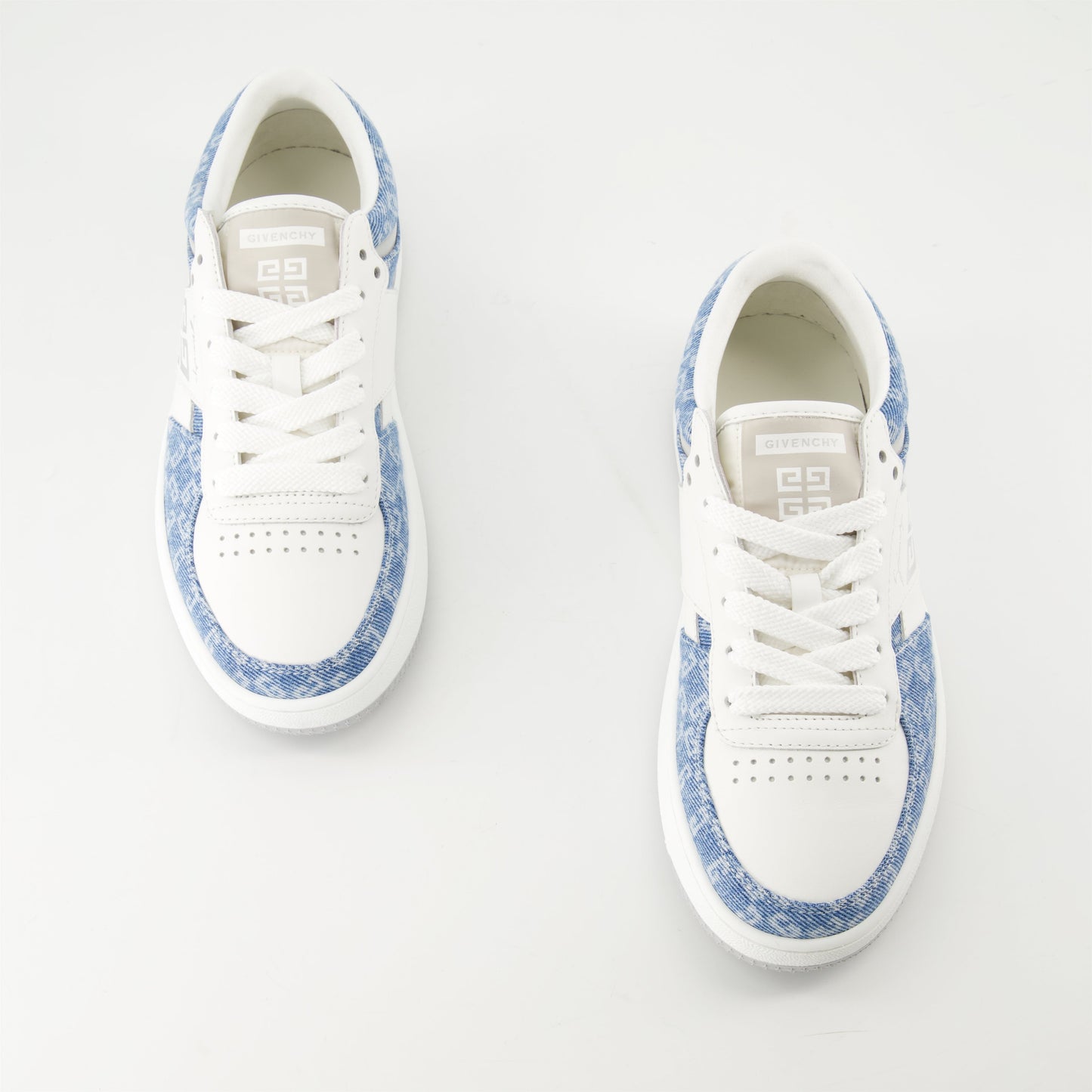 Denim Panel Sneakers