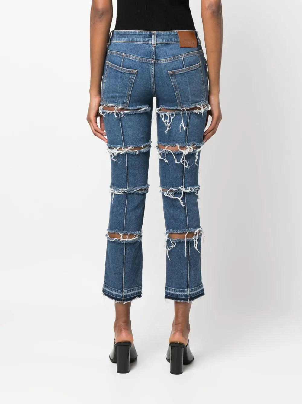 Patchwork Skinny Jeans