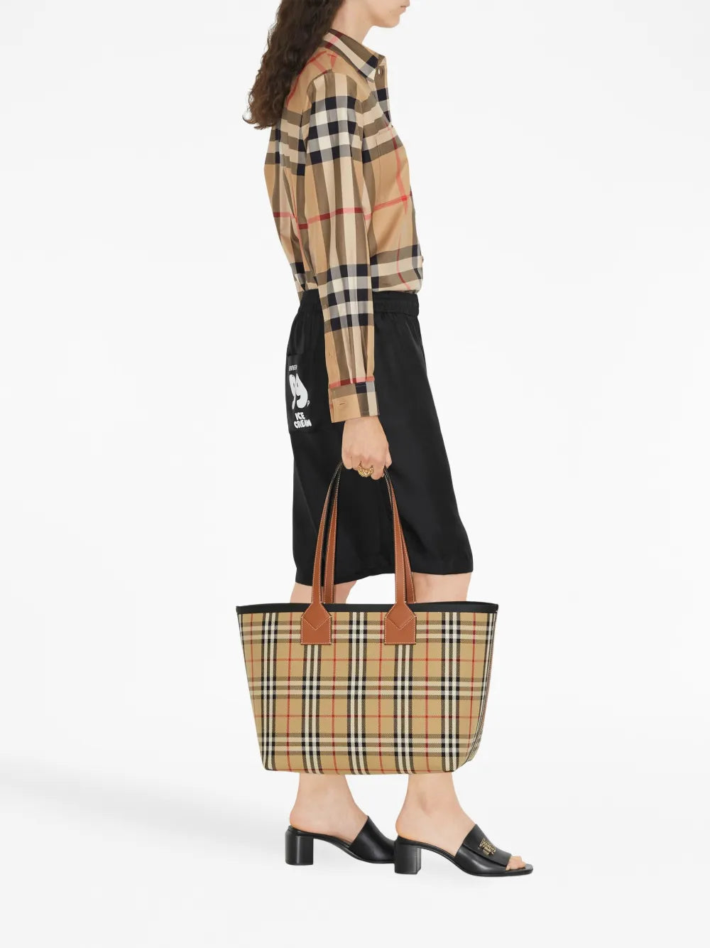 Vintage Check Longline Shirt