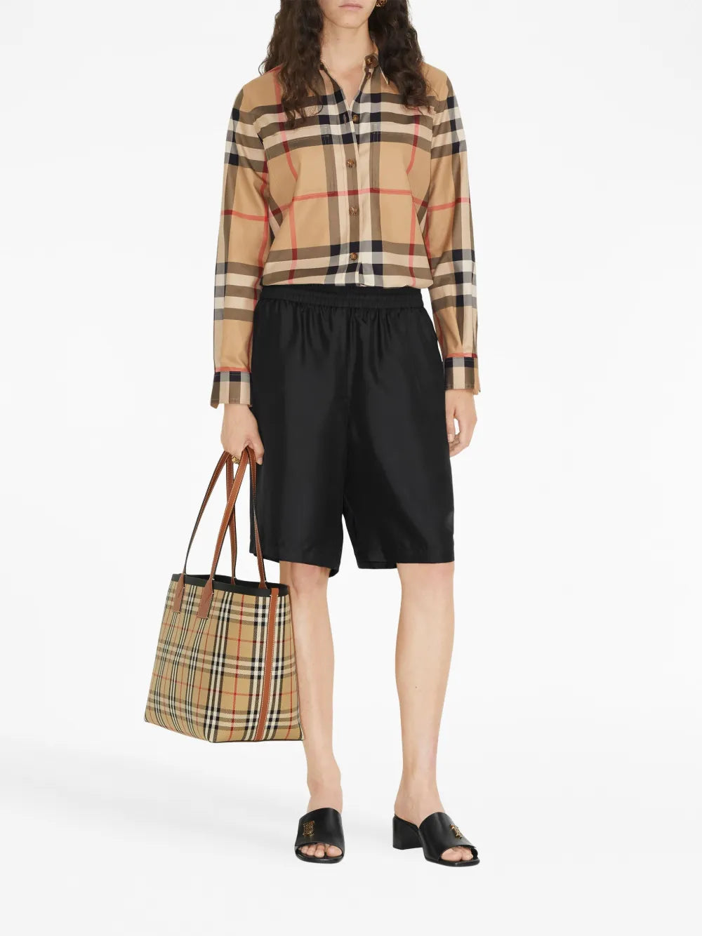 Vintage Check Longline Shirt
