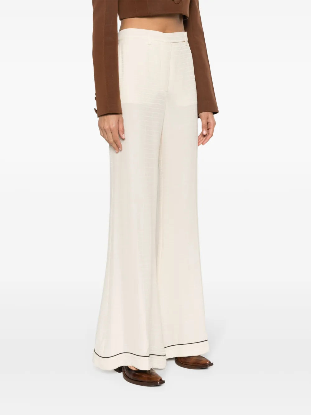 Tailored Flared Trousers