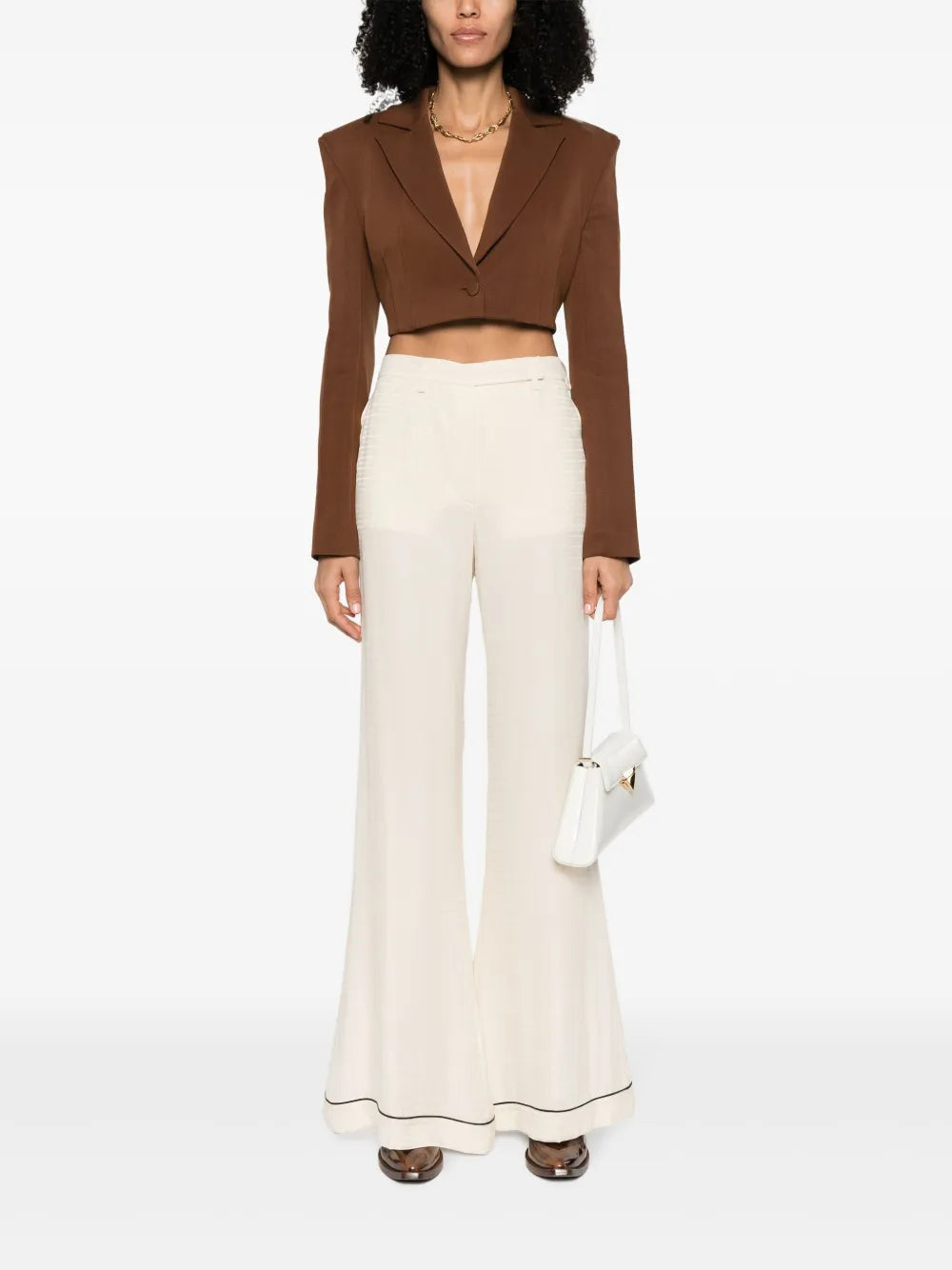 Tailored Flared Trousers