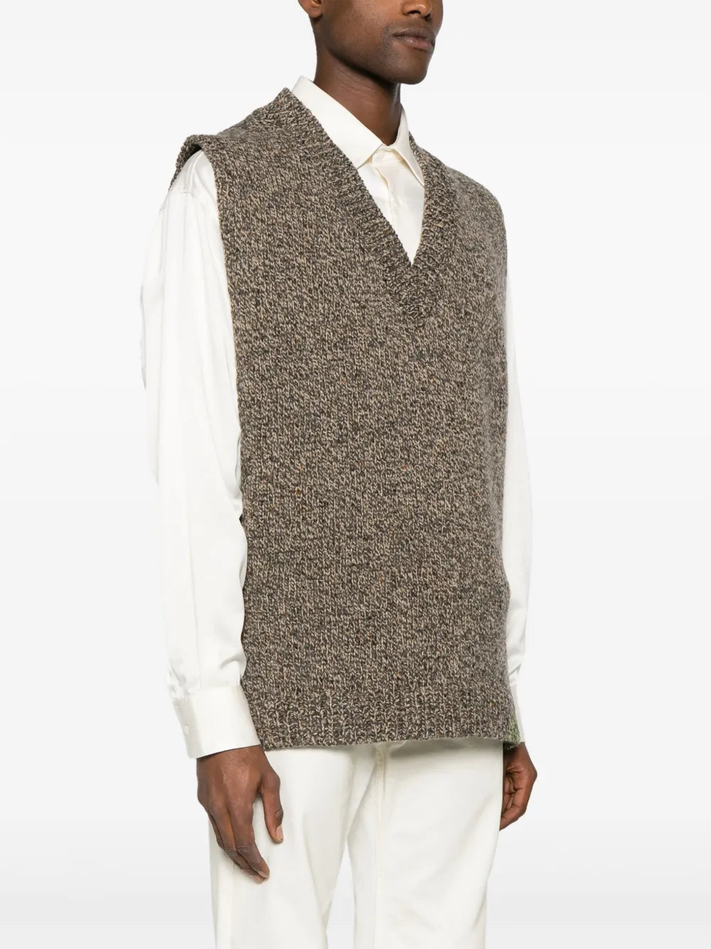 White Utility Silk Shirt