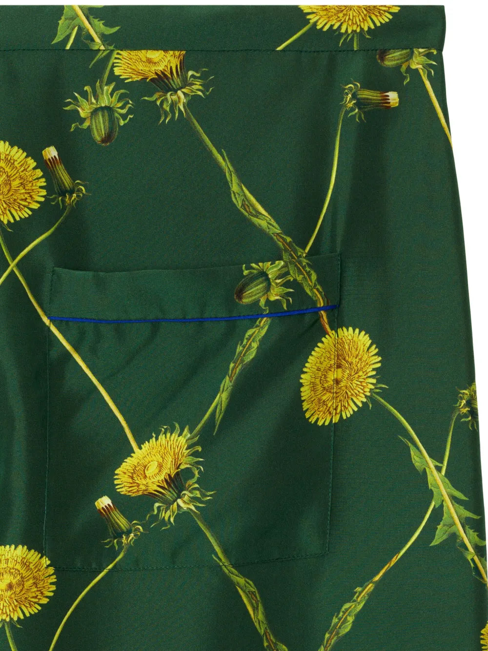 Floral Print Wide-Leg Trousers