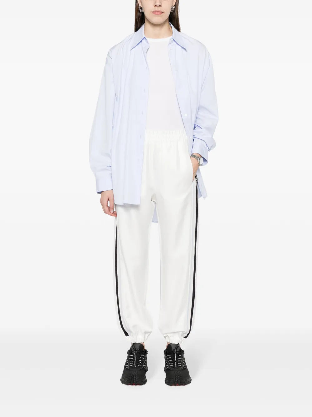 Side-Stripe Track Joggers