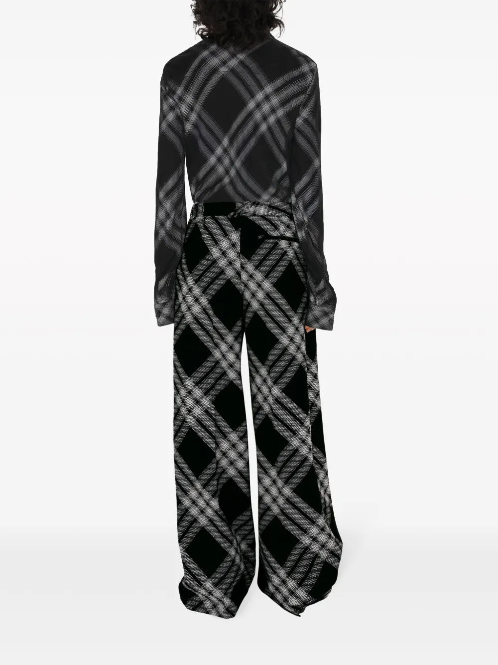 Print Wide-Leg Trousers