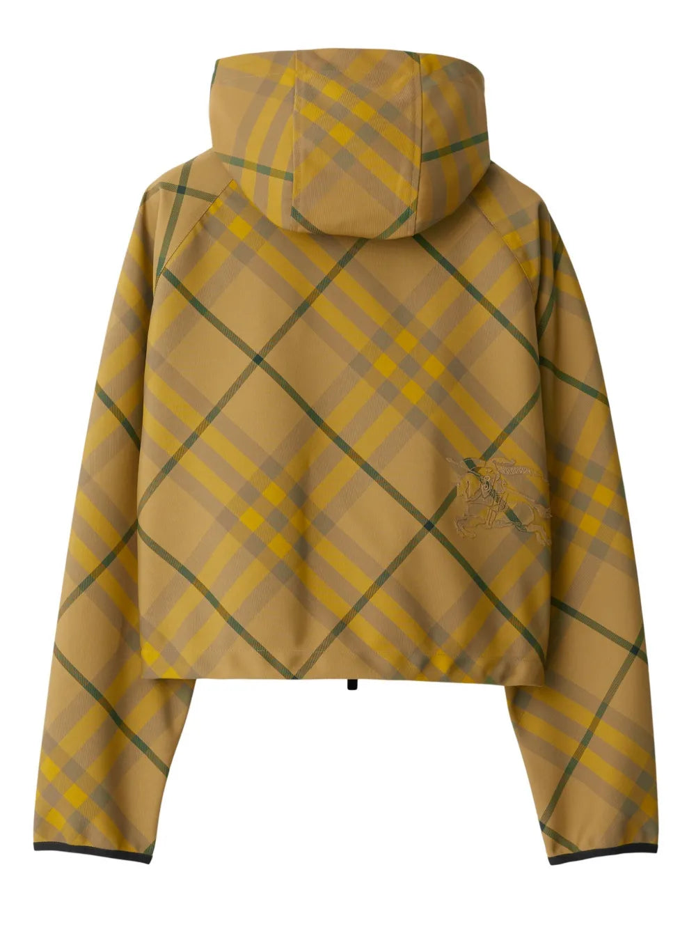 Check Hooded Zip Jacket