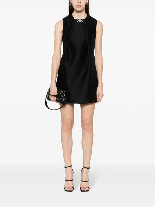 Medusa Clasp A-Line Mini Dress